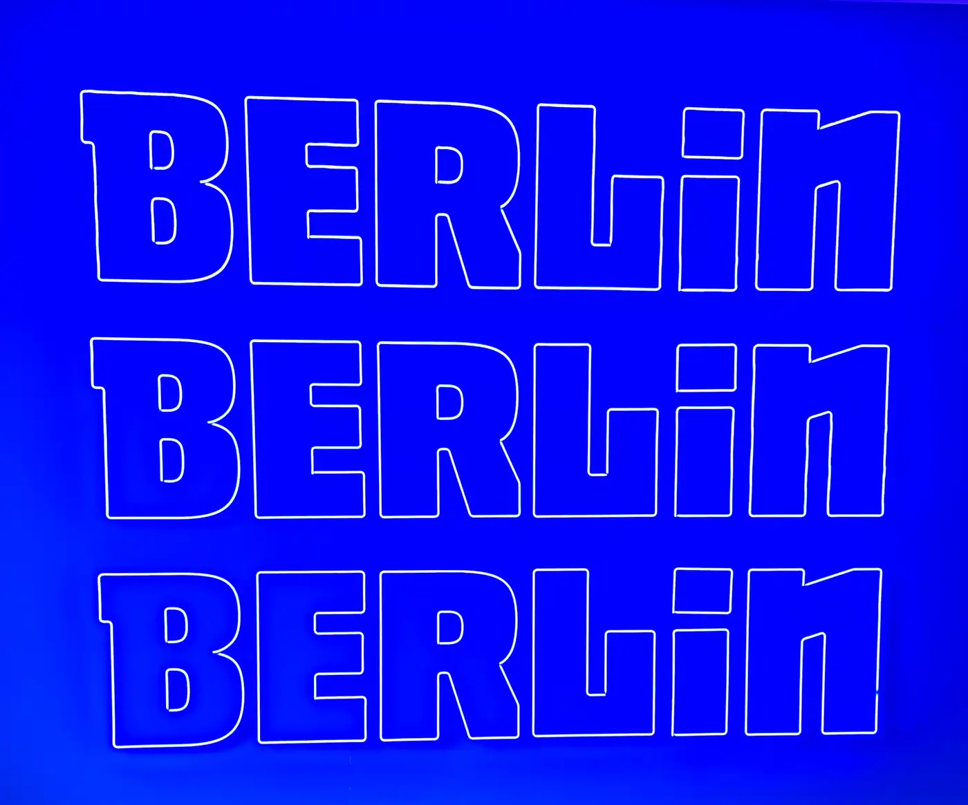 Leuchtschrift Berlin